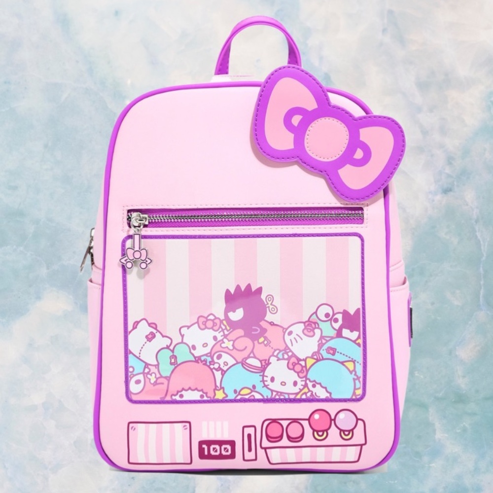 Loungefly Sanrio Hello Kitty & Friends Claw Machine Mini Backpack